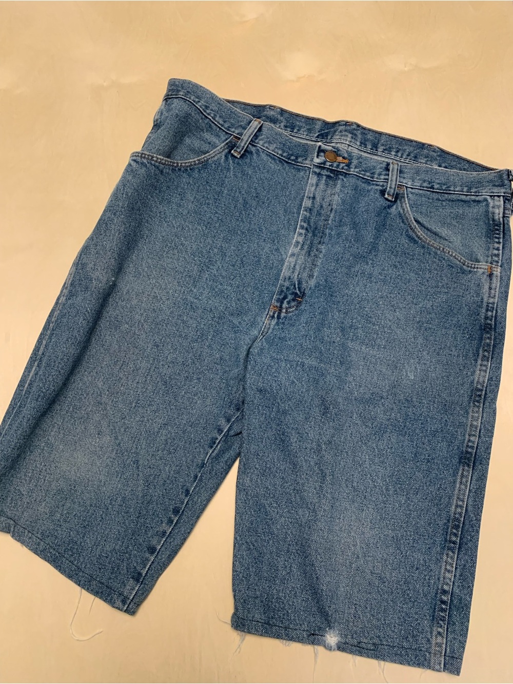 Rustler Men's Blue Denim Shorts, Size 38